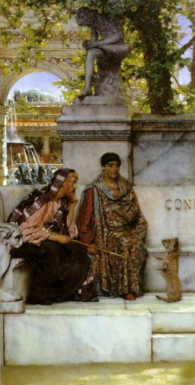 Alma-Tadema, Sir Lawrence In the Time of Constantine (mk23) china oil painting image